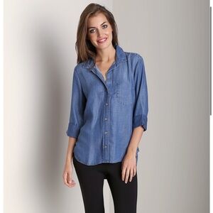 Medium Cloth & Stone Denim Button Down - Style B2646-549